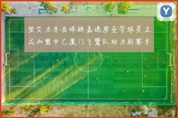 努艾力李岳峰顾嘉逸廖垒等球员正式加盟中乙厦门飞鹭队助力新赛季