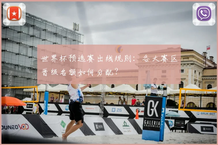 世界杯预选赛出线规则:各大赛区晋级名额如何分配?