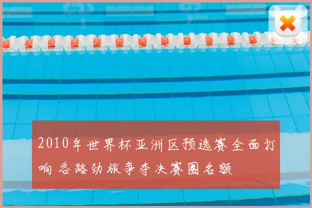 2010年世界杯亚洲区预选赛全面打响 各路劲旅争夺决赛圈名额