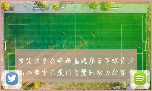 努艾力李岳峰顾嘉逸廖垒等球员正式加盟中乙厦门飞鹭队助力新赛季