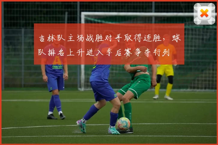 吉林队主场战胜对手取得连胜，球队排名上升进入季后赛争夺行列